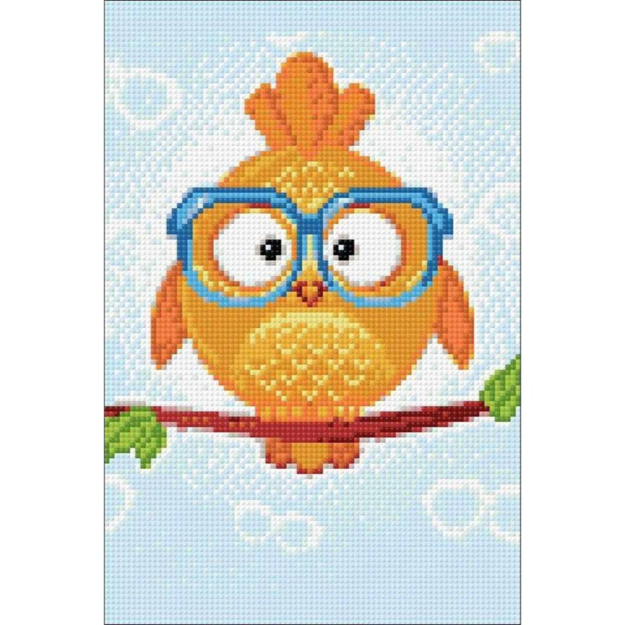 Wizardi Owl Leo Diamond Painting Kit